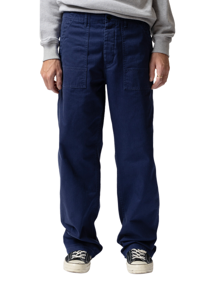 Nudie Jeans Loose-Fit Tuff Tony Trousers, Deep Blue, Deep Blue