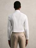 Reiss Caldwell Slim Fit Cotton Shirt, White