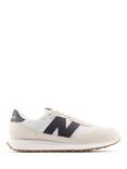 New Balance 237 Logo Suede Trainers, Off White/Black