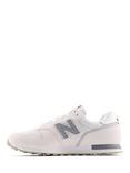 New Balance 373V2 Leather Blend Lace Up Trainers, Off White/Multi