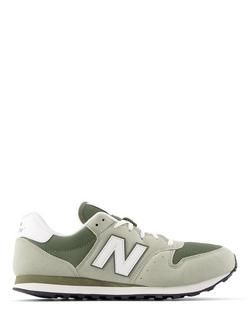 New Balance 500 Lace Up Trainers, Green/White, Green/White