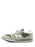 New Balance 500 Lace Up Trainers, Green/White