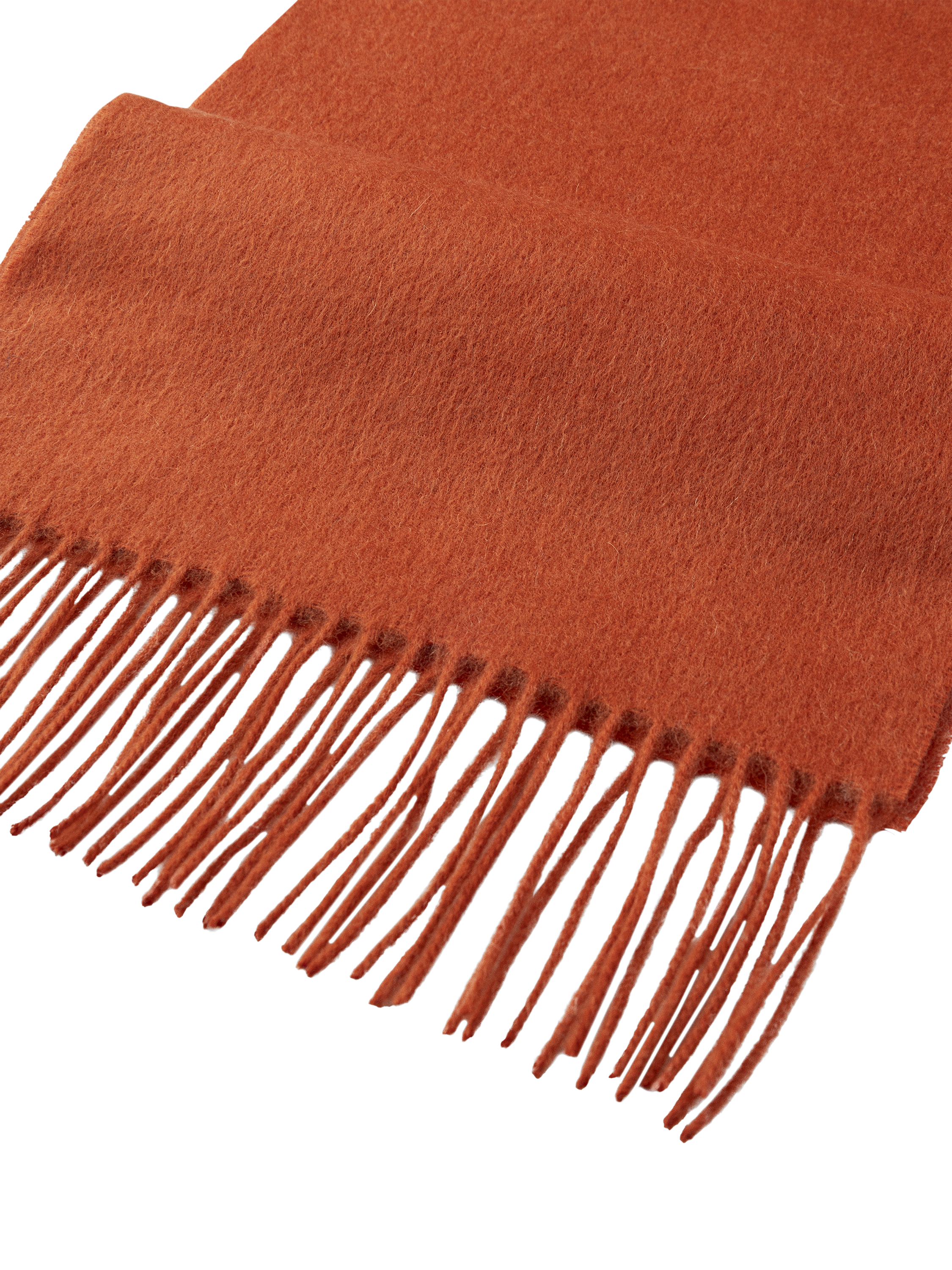Product image 2 of 4, which shows Hackett London Cashmere Scarf, Burnt Orange, One Size