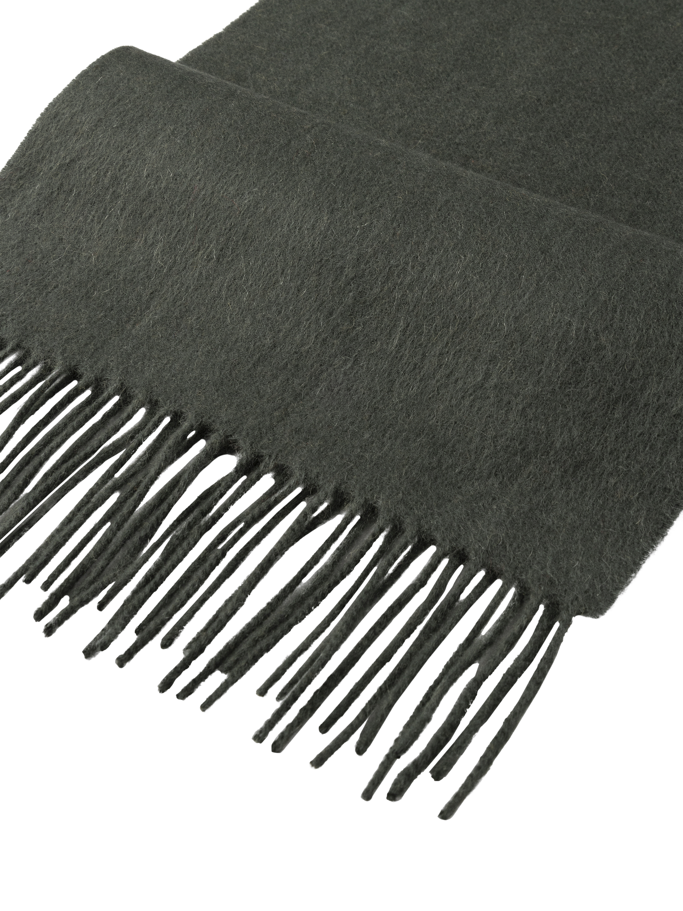 Product image 2 of 4, which shows Hackett London Cashmere Scarf, Green, One Size