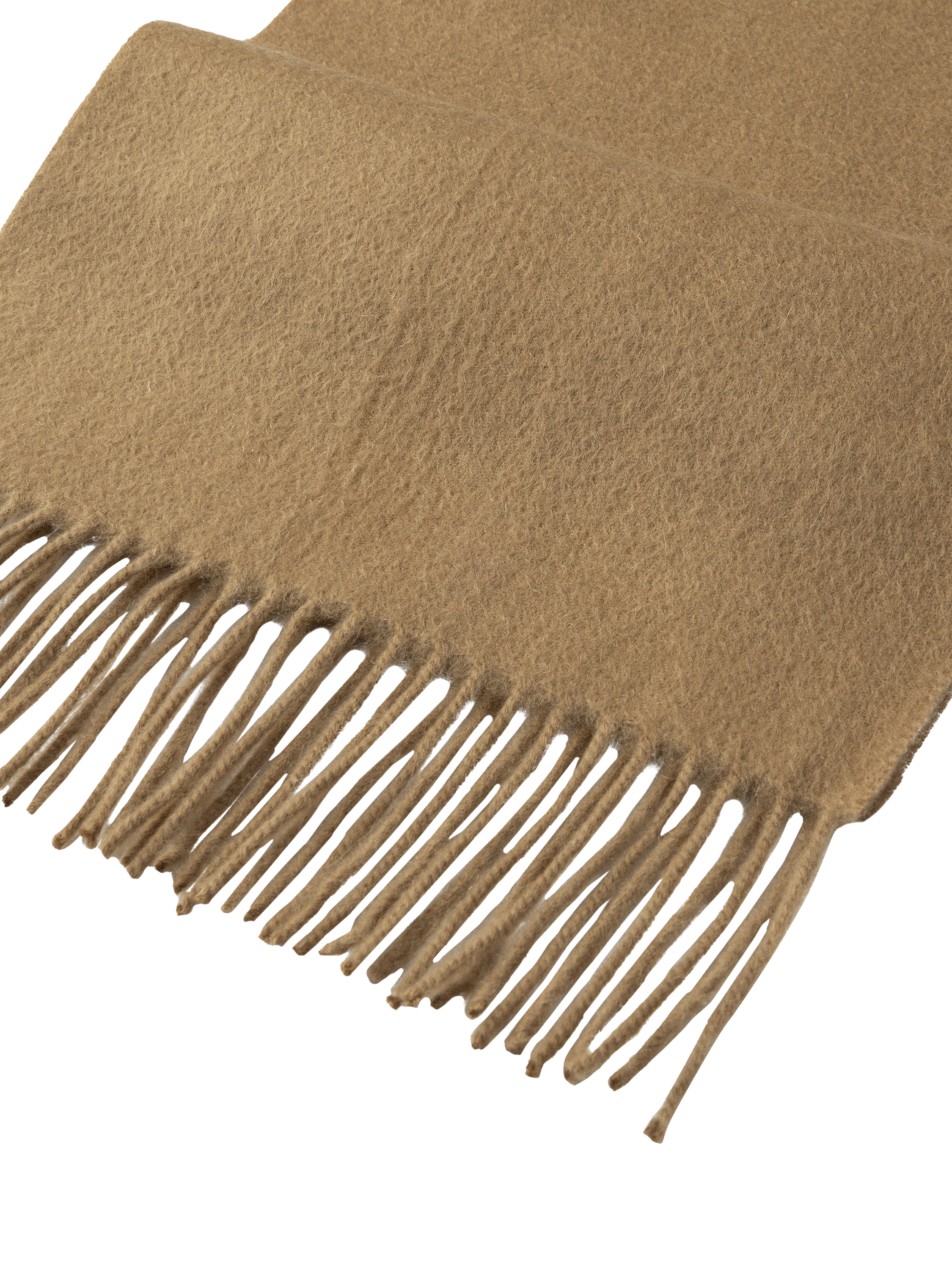 Product image 2 of 4, which shows Hackett London Cashmere Scarf, Camel Beige, One Size