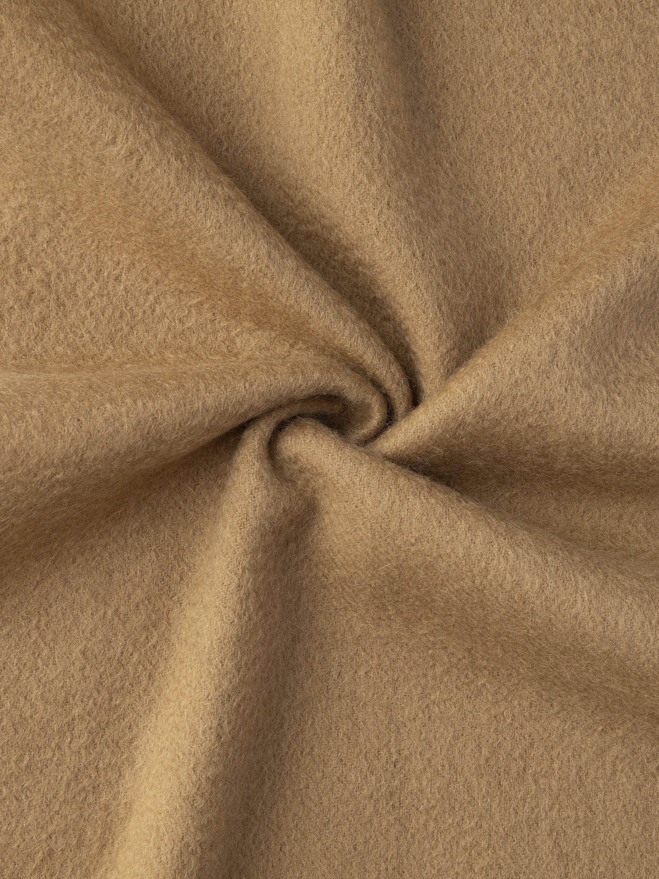 Product image 3 of 4, which shows Hackett London Cashmere Scarf, Camel Beige, One Size