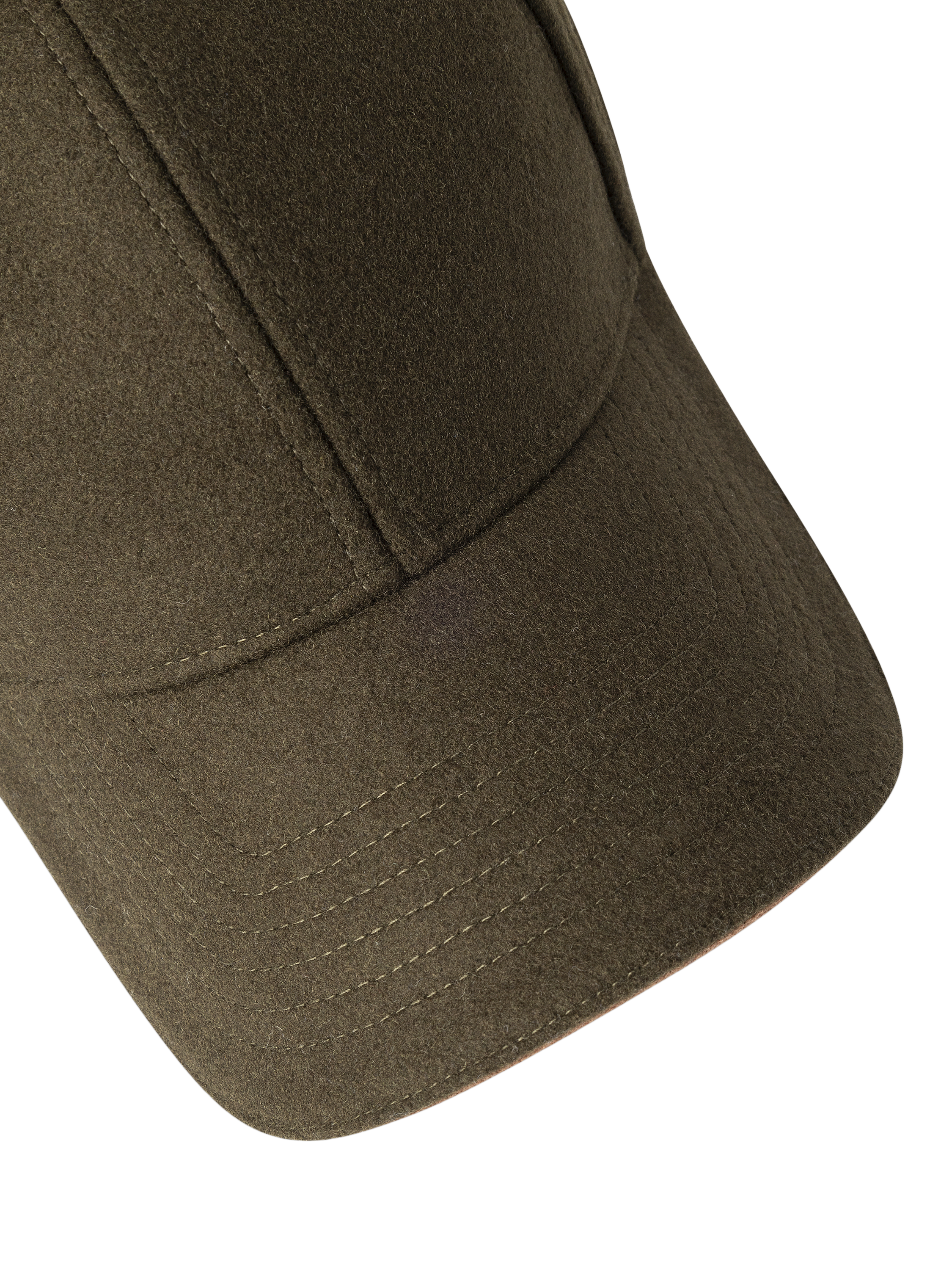 Product image 3 of 4, which shows Hackett London Flannel Baseball Cap, Cargo Green, One Size