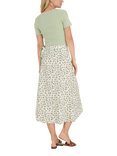 A-VIEW Peony Floral Print Flared Midi Wrap Skirt