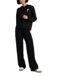 Chinti & Parker Snoopy Originals Wool Rich Hoodie, Black