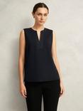 Hobbs Susie Tailored Sleeveless Top, Black