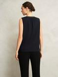 Hobbs Susie Tailored Sleeveless Top, Black
