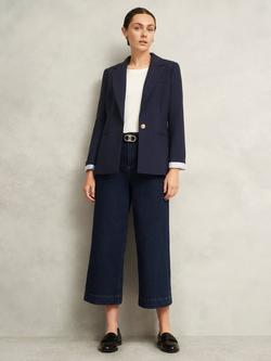 Hobbs Gianna Single Button Jacket, Navy, Navy