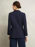 Hobbs Gianna Single Button Jacket, Navy