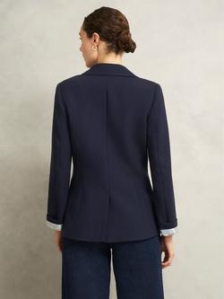 Hobbs Gianna Single Button Jacket, Navy - view 2, Navy
