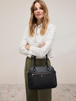 Hobbs Jessie Tweed Jacket, Ivory/Navy, Ivory/Navy