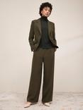 Hobbs Neava Asymmetric Tailored Jacket, Yew Green
