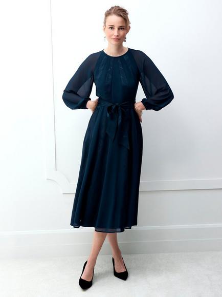 Hobbs Loren Belted Midi Dress, Evergreen, Evergreen