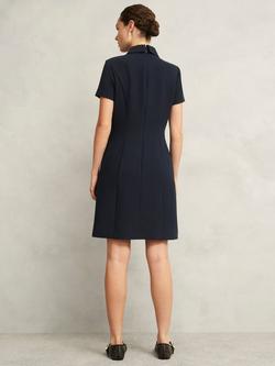 Hobbs Nadiya Shift Mini Dress, Navy - view 2, Navy