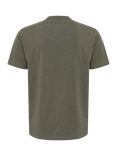 Casual Friday Jasper Cotton Regular Fit Short Sleeve T-Shirt, Winter Moss Melange