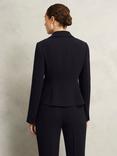 Hobbs Petite Rae Crepe Blazer, Black