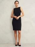 Hobbs Petite Rae Sleeveless Dress, Black