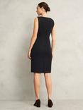 Hobbs Petite Rae Sleeveless Dress, Black