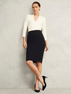 Hobbs Petite Rae Pencil Skirt, Black, Black