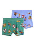 Lindex Kids' Cotton Paw Patrol Boxer Shorts Set, Light Blue