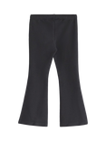 Lindex Kids' Brushed Cotton Flared Leggings, Black