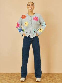 Yumi High Waist Wide Leg Jeans, Blue, Blue