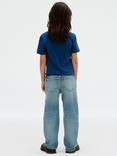 Calvin Klein Kids' CK Logo Cotton T-Shirt, Blue