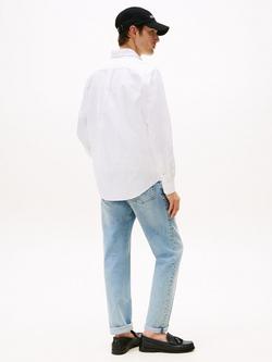 Tommy Hilfiger Solid Heritage Oxford Cotton Shirt, Opthic White - view 2, Opthic White