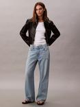 Calvin Klein Low Rise Baggy Jeans, Rams Head