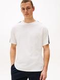 Tommy Hilfiger Cotton Regular Fit Short Sleeve Logo T-Shirt, Ecru