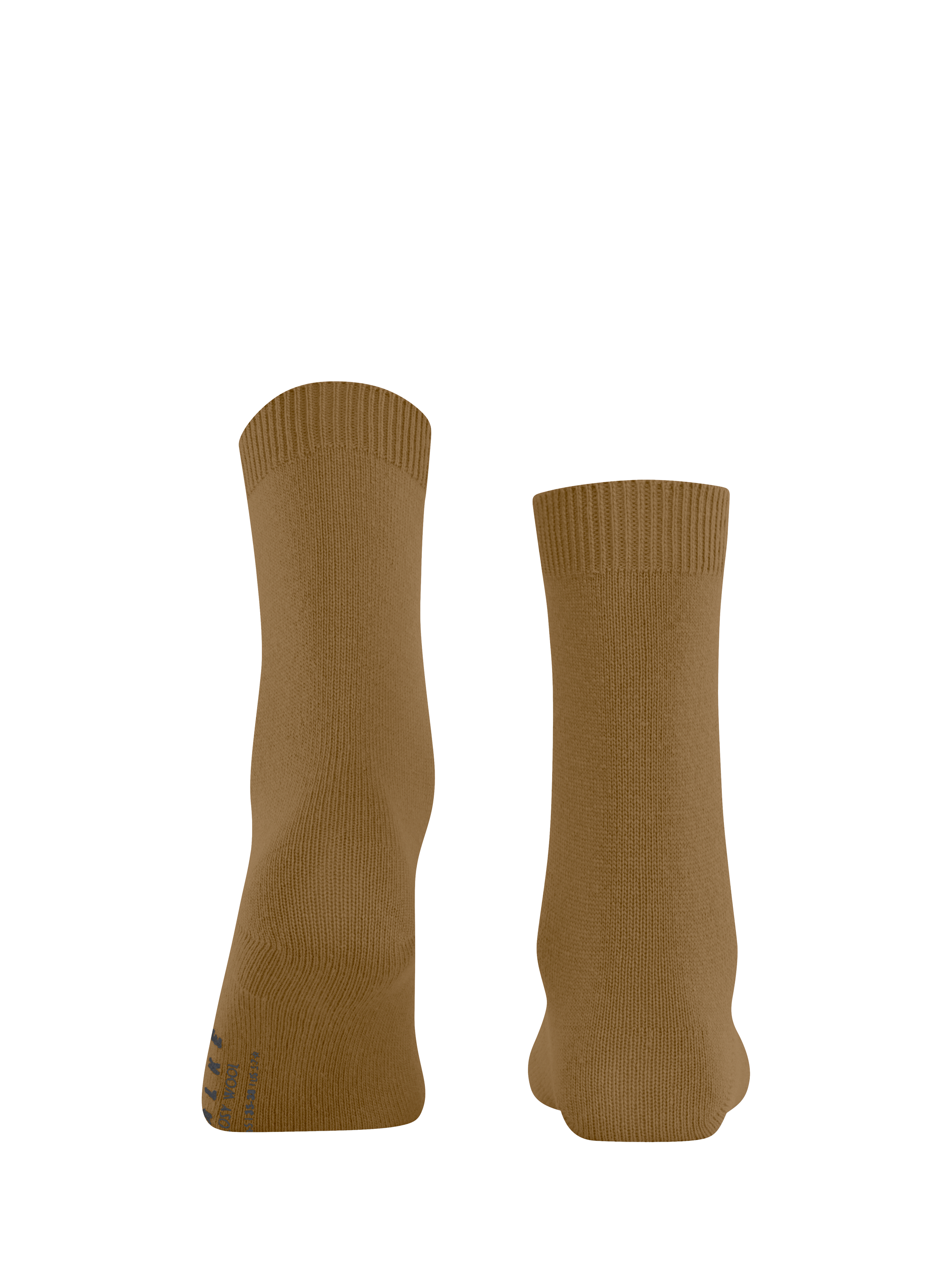 Product image 3 of 3, which shows FALKE Cosy Wool & Cashmere Blend Socks, Brass, M-L
