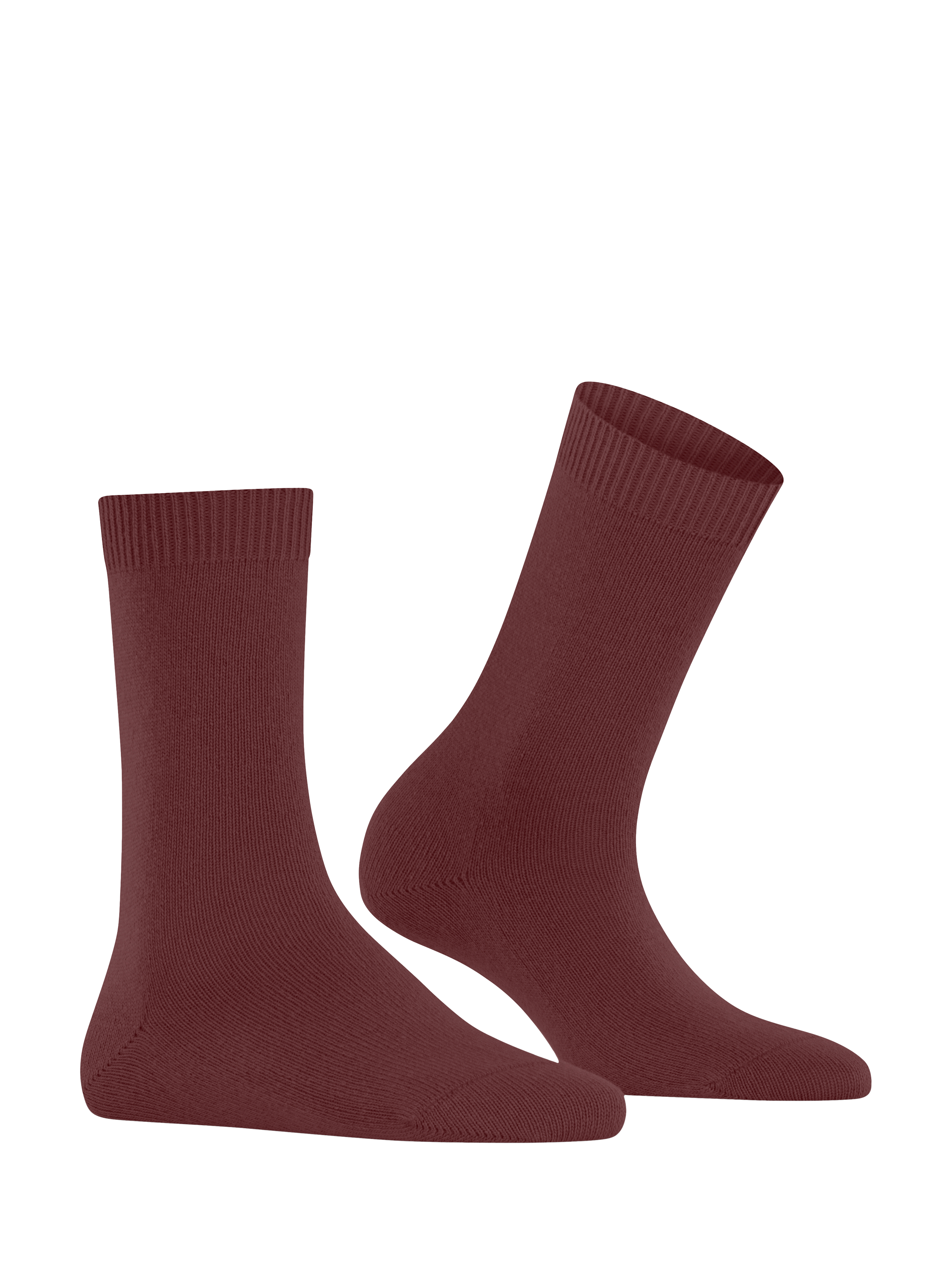 Product image 1 of 2, which shows FALKE Cosy Wool & Cashmere Blend Socks, Cayenne, S-M