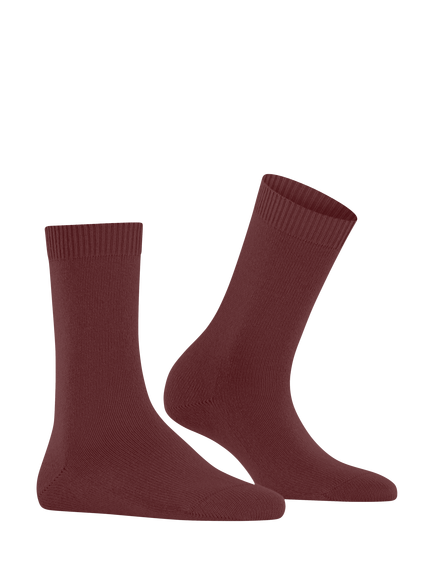 FALKE Cosy Wool & Cashmere Blend Socks, Cayenne
