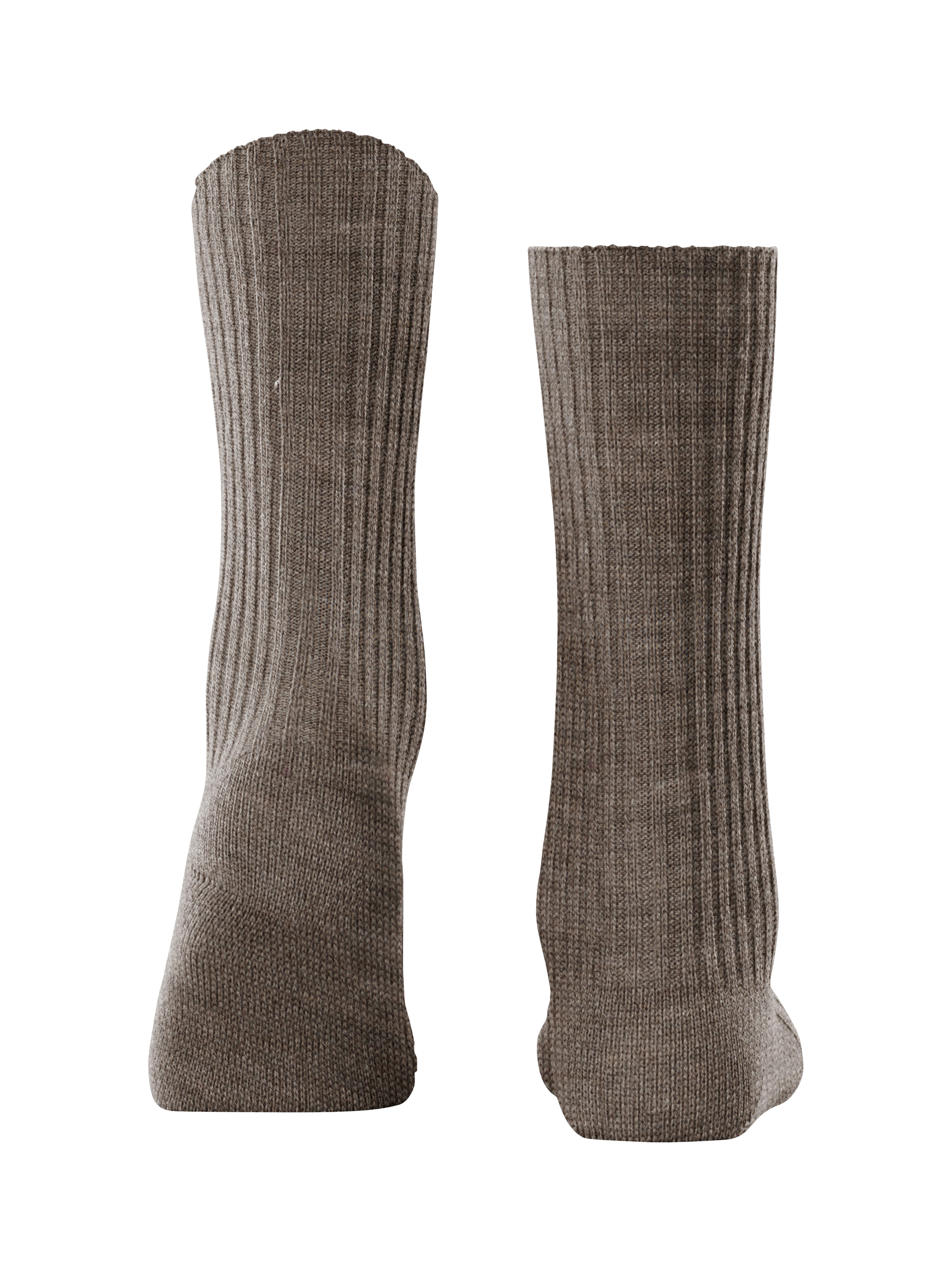 Product image 3 of 3, which shows FALKE Cosy Wool & Cashmere Blend Boot Socks, Brown, S-M