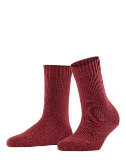 FALKE Marble Wool Blend Socks, Cayenne, Cayenne