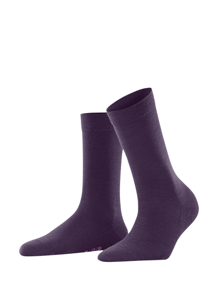 FALKE Soft Merino Wool Blend Socks, Wineberry