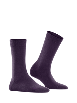 FALKE Soft Merino Wool Blend Socks - view 2, Wineberry