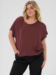 KAFFE Ami Stanley T-Shirt, Fudge