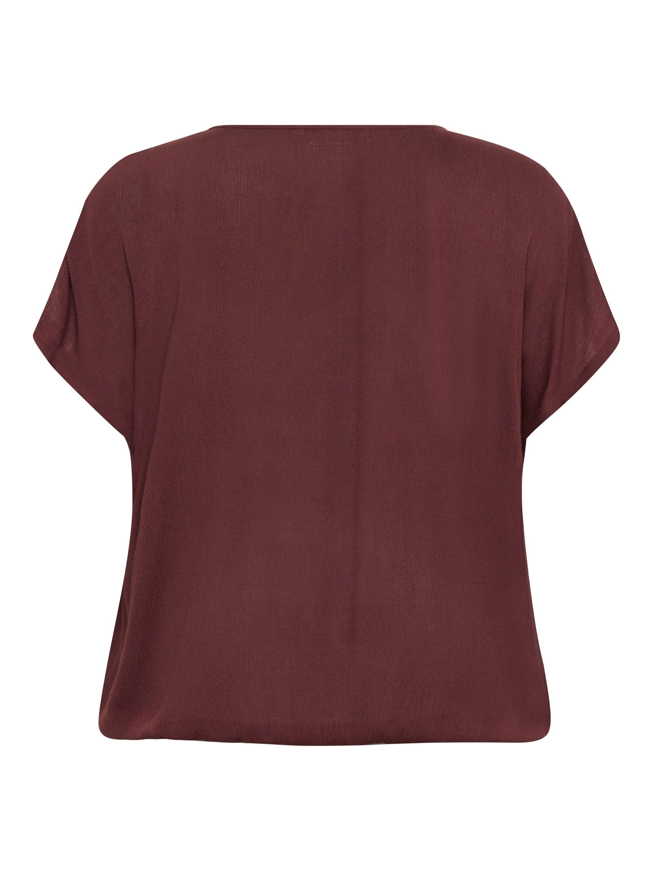 Product image 6 of 6, which shows KAFFE Ami Stanley T-Shirt, Fudge, 18