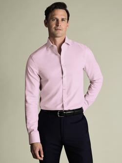 Charles Tyrwhitt Burlington Cotton Check Long Sleeve Collar Shirt, Pink