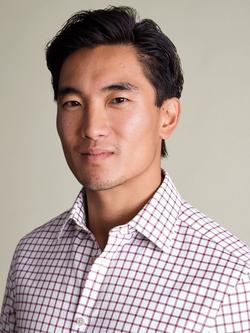 Charles Tyrwhitt Cotton Check Long Sleeve Collar Shirt - view 2, Dark Pink