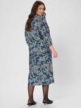KAFFE Mahlia Abstract Dress, Blue/Multi