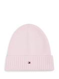 Tommy Hilfiger Kids' Essential Beanie Hat, Light Pink