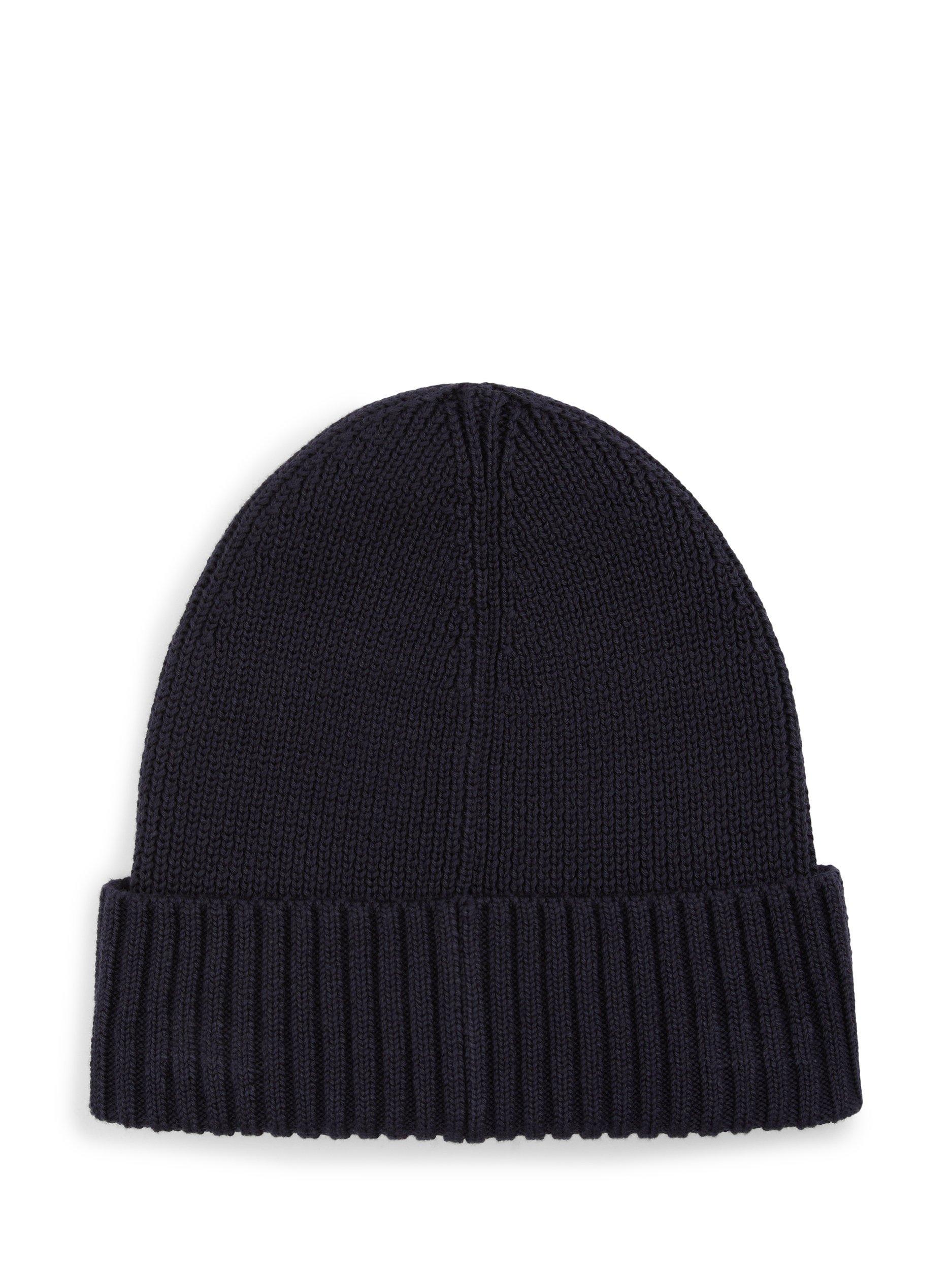 Product image 4 of 5, which shows Tommy Hilfiger Kids' Essential Beanie Hat, Dark Navy, S-M