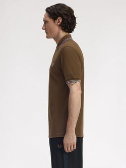 Fred Perry Polo Shirt - view 2, Brnttbcc/Stkprtb