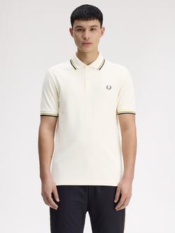 Fred Perry Polo Shirt, Ecr/Tbyllw/Ancgy